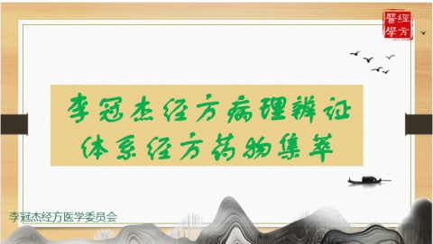 李冠杰经方病理辨证体系经方药物集萃 